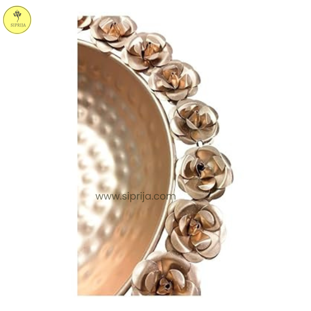 SIPRIJA- Plain Brass Pooja Thali (Pack of 1) – Siprija Crafts